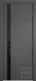 	межкомнатные двери 	ВФД Тривиа эмаль графит
