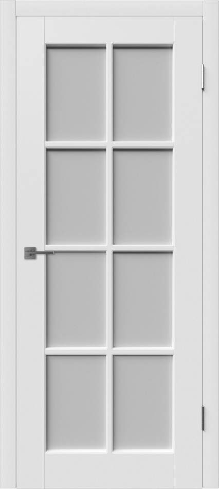 межкомнатные двери  ВФД Порта со стеклом эмаль белая