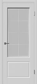 	межкомнатные двери 	ВФД Шеффилд со стеклом эмаль светло-серая