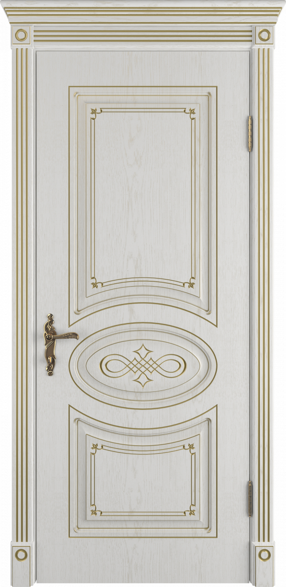 межкомнатные двери  ВФД Classic Art Greta bianco с патиной