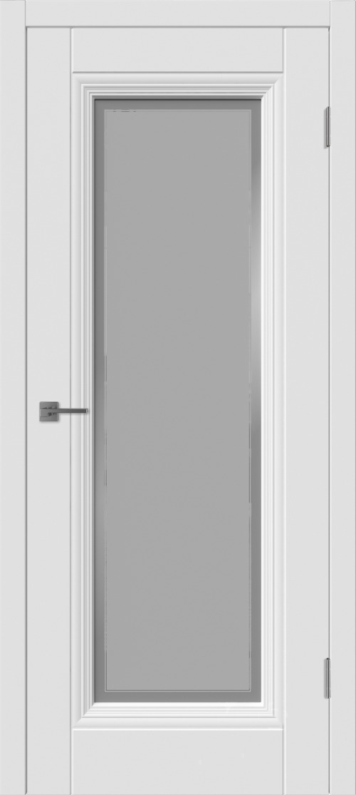 межкомнатные двери  ВФД Барселона 1 со стеклом эмаль белая